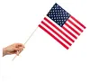 10 Papier Fahnen USA 20 x 30 cm Handfahnen Amerika Produktbild-Vorschau 1