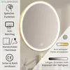 LOMAZOO Goldener Badezimmerspiegel mit LED-Beleuchtung - Produktbild-Vorschau 4