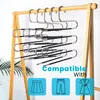 Intirilife 5x grucce per pantaloni a S in argento - grucce Anteprima dell’immagine prodotto 5