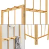 Eckgarderobe 'Hyllestad' 165,5x92x8cm Bambus Produktbild-Vorschau 6