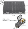 WELLGRO Tablettenbox für 7 Tage - Pillendose je 2 Fächer Produktbild-Vorschau 2