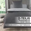 Baumwoll Bettwäsche 155x220 cm, 2-teiliges Set, Produktbild-Vorschau 2
