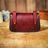 Gürteltasche aus Leder mit Flechtrand "Aelindra" - Rotbraun Produktbild-Vorschau 9