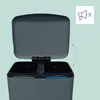 Kosz na śmieci Relaxdays, 2 komory, 2 x 20 l, wyjmowane Podgląd zdjęcia produktu 2