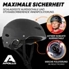 Apollo Skatehelm - Black - S/M - SW001 Produktbild-Vorschau 3