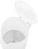 An overhead view of the inside of a white electric kettle with the lid open. Voir les images du produit