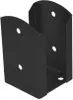 Base del montante avvitabile 91x150x2,0 mm nero Anteprima dell’immagine prodotto 1