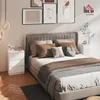 HOMCOM Nachttisch Nachtkommode 2er Set 3 Schubladen 40 x 30 Produktbild-Vorschau 2