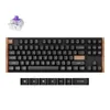 A mechanical keyboard with a wooden frame and a separate keyboard switch. Podgląd zdjęcia produktu
