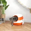 PawHut Katzentoilette mit Deckel, Katzenklo inkl. Produktbild-Vorschau 2