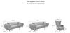 Couchgarnitur QUEEN :  3+2+1+1 / Farbe : Braun Produktbild-Vorschau 7