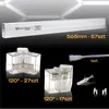 A collage of LED lighting components and accessories, presented against a black background. Náhled obrázku produktu