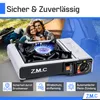 ZMC Edelstahl Campingkocher 1 Flammig Outdoor Gaskocher Produktbild-Vorschau 4