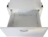 An open drawer of a white cabinet, likely a washing machine stand. Podgląd zdjęcia produktu