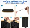Wäschekorb mit Deckel Schwarz, 150L Wäschesammler, Produktbild-Vorschau 8
