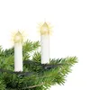Two LED candle lights on a Christmas tree branch. Produktbild-Vorschau