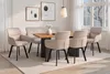 A dining room scene with a table and chairs. Produktbild-Vorschau