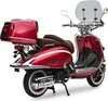 Motorroller 50 ccm Burnout EasyCruiser Artemis Rot Beige Produktbild-Vorschau 7