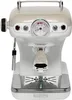A studio shot of a vintage-style espresso machine. Podgląd zdjęcia produktu