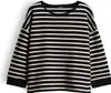 someday. Weites Streifen-Sweatshirt Produktbild-Vorschau 1