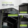 Juskys® Gerätezelt M, 220x160x175 cm in Anthrazit, mit Produktbild-Vorschau 4