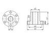 Trapezgewindemutter JFRM TR16x4 dryLin® von igus® Produktbild-Vorschau 2