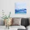 DEQORI Hybrid Leinwand Bild 50x50 cm 'Winterseelandschaft' Produktbild-Vorschau 3