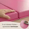 Klappbare Turnmatte 180x60x5 cm Gymnastikmatte Weichboden Produktbild-Vorschau 4