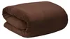 Couverture douillette Beautissu Aurelia marron foncé, 150 x Voir les images du produit 1