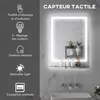 Lustro łazienkowe Kleankin z oświetleniem 70 x 50 cm Lustro Podgląd zdjęcia produktu 7