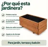 IvoQ Jardinera de madera – 80 x 40 x 32 cm – Madera – Para Vista previa de la imagen del producto 7