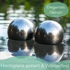 Schwimmkugeln 5er Set als Teichdeko Edelstahlkugeln in 2 Produktbild-Vorschau 4