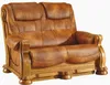 Zweisitzer Couch Klassische Ledersofa Couch Polster Sofa 2 Produktbild-Vorschau 4