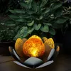 2er Set LED Solarleuchte, Lotusblume, Flammen Design Produktbild-Vorschau 8