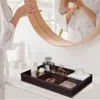 Plateau Vide-Poche en Cuir Marron, für Bureau, Chevet oder Náhled obrázku produktu 5