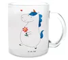 Mr. & Mrs. Panda Teetasse Einhorn Spaziergang - Transparent Produktbild-Vorschau 1
