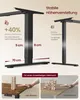 VASAGLE Höhenverstellbarer Schreibtisch, 140 cm, Produktbild-Vorschau 4