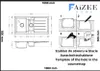 [Granitspüle 100x50 in verschiedenen Farben+ Armatur Steel] Produktbild-Vorschau 7