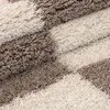 Moderner Hochflor-Teppich mit geometrischem Muster - Produktbild-Vorschau 4
