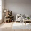 Dřevěná bedna s plameny 50 x 40 x 30 cm s mezipodlahou – Náhled obrázku produktu 5