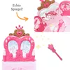 Schminktisch mit Hocker Kinder – Schminkkommode Prinzessin Produktbild-Vorschau 3