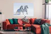 MuchoWow® Poster Winter - Pferde - Schnee 120x80 cm - Produktbild-Vorschau 2