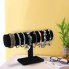 Belle Vous T Bar Schmuckständer Schwarz, Samt Armbandhalter Produktbild-Vorschau 11