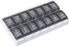 WELLGRO Tablettenbox für 7 Tage - Pillendose je 2 Fächer Produktbild-Vorschau 1