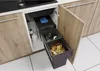 Blanco Botton II 30/2 Manual, odpadkový kôš, 2x15 l, čierny Náhľad obrázku produktu 5
