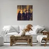 Bild auf Leinwand - Leinwandbild - Leute Regen so - 60x60cm Produktbild-Vorschau 6