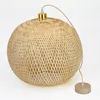 Luxolar LED Pendelleuchte E27 Rattan Boho Beige/Grau - Produktbild-Vorschau 2