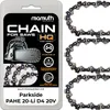 3x Sägekette Kettensäge 20cm 1,1mm 3/8" 33TG für Parkside Produktbild-Vorschau 1
