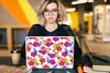 MuchoWow® Laptop Aufkleber Sticker Cover Aquarell - Blumen Produktbild-Vorschau 5