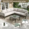 Flieks Gartenlounge-Set 2-tlg. mit Gartentisch, Balkonmöbel Produktbild-Vorschau 5